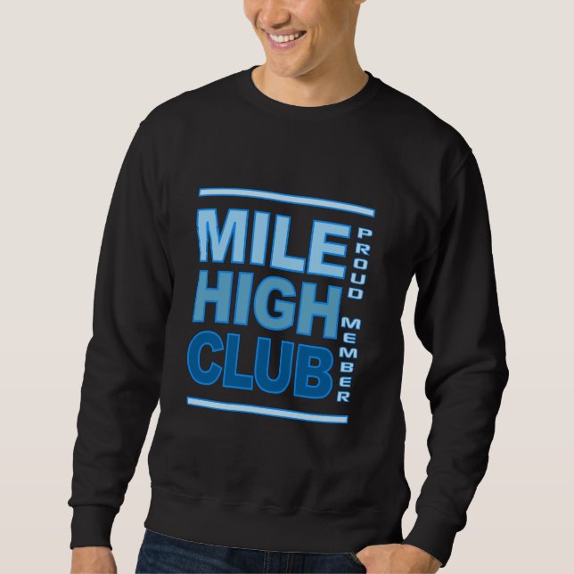 Camisa Mile High Club - escolha estilo e cor (Frente)