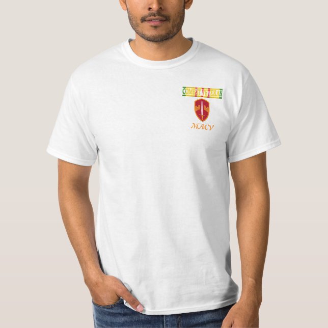 Camisa militar do veterano de Vietnam do comando (Frente)