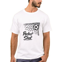 Camisa Minimalista de Futebol Gol de Tiro Perfeito