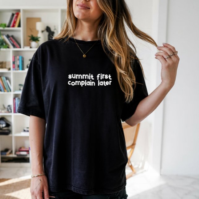 Camisa Minimalista de Montanha com Design de Linha (Criador carregado)