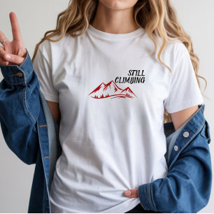 Camisa Minimalista de Montanha Design de Linha Sim