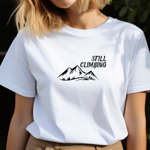 Camisa Minimalista de Montanha Design Simples verm