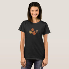Camisa Minimalista Folhas de Outono