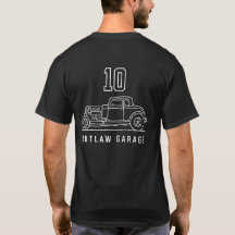 Camisa Minimalista Hot Rod Fora da Lei Nº 10 Block