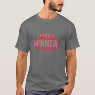 Camisa Minneapolis Cidade no Estado de Minnesota a