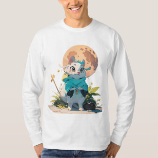 Camisa Mística De Capa Longa Do Mouse