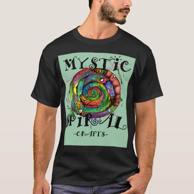 camisa mística espiral (Frente)