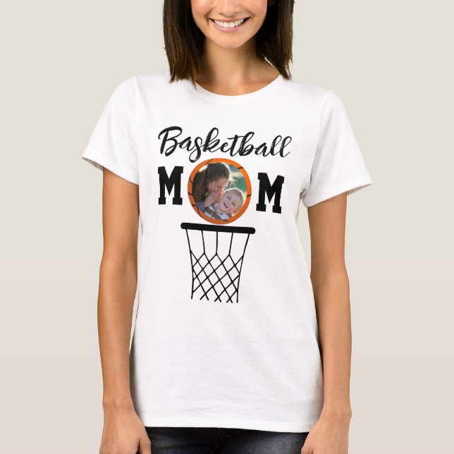 Camisa MOM de basquete com foto (Frente)