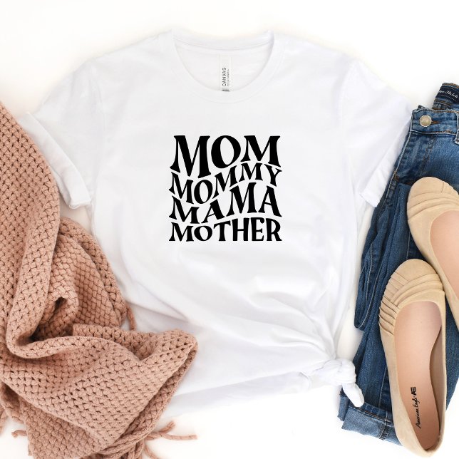 Camisa Mom Mommy Mama... (Criador carregado)