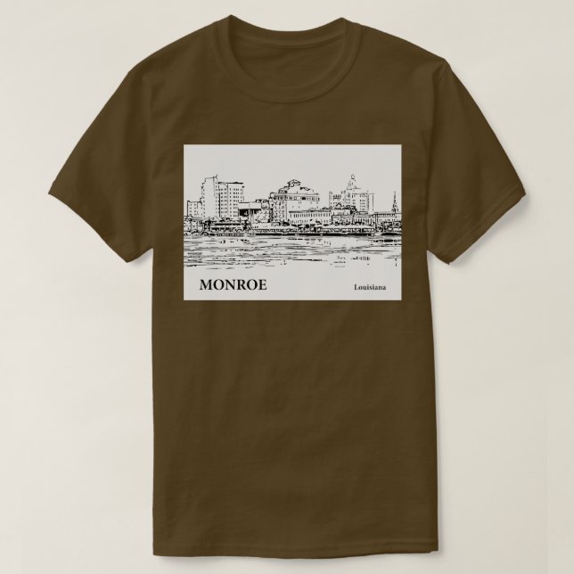 Camisa Monroe Louisiana - 2 (Frente do Design)