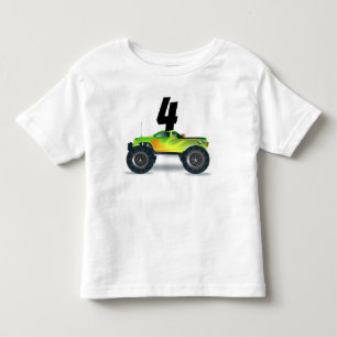 CAMISA MONSTER TRUCK PARA MENINO DE 4 ANOS