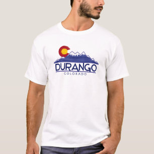 camisa montanhas de madeira Durango Colorado