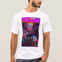 Camisa morto Mall Cop Retrowave
