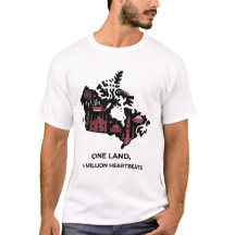 Camisa Mosaico do Mapa Canadense: Design de Unidad