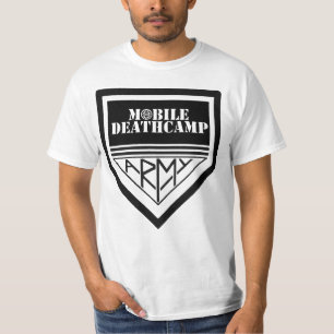 Camisa móvel do "exército" de Deathcamp