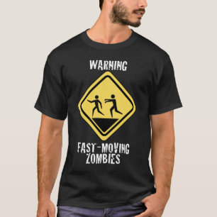 Camisa movente rápida da obscuridade dos zombis