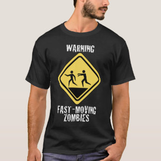 Camisa movente rápida da obscuridade dos zombis