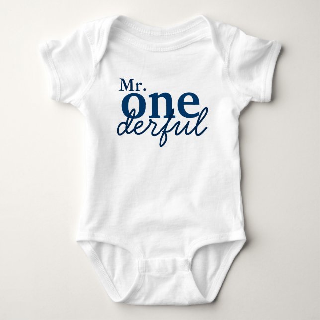 Camisa Mr Onederful Baby (Frente)
