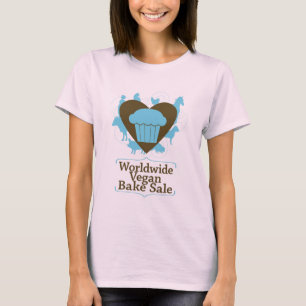 Camisa mundial da venda do assar do Vegan por
