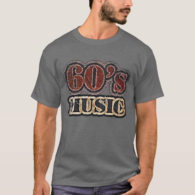 Camisa musical da Vintage 60 (Frente)
