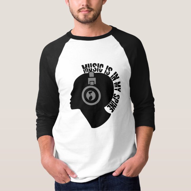 Camisa musical - escolha estilo e cor (Frente)