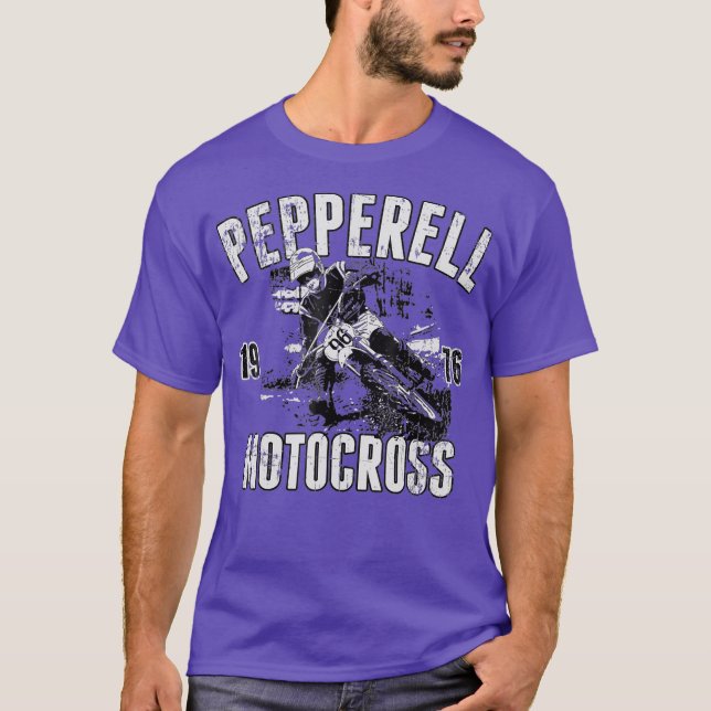 Camisa MX Pepperell Motocross 1976 (Frente)