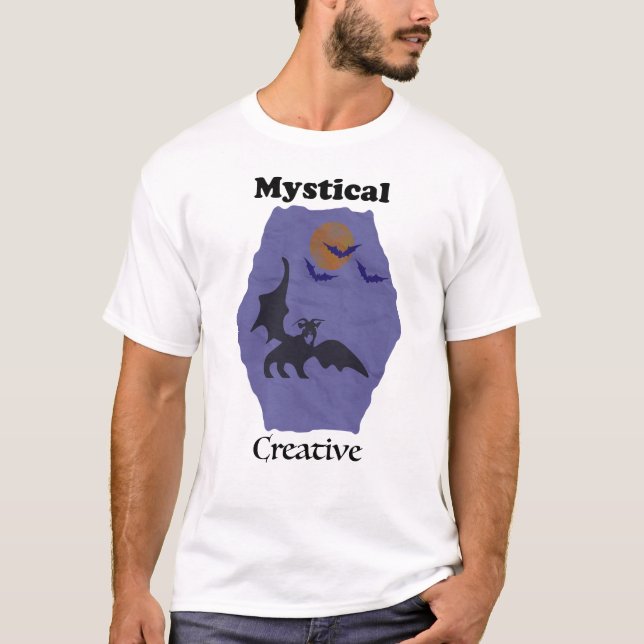 Camisa "Mystical Creative" masculina por Billy Swa (Frente)