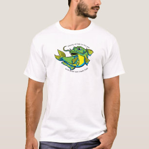 Camisa namorando de peixe-gato