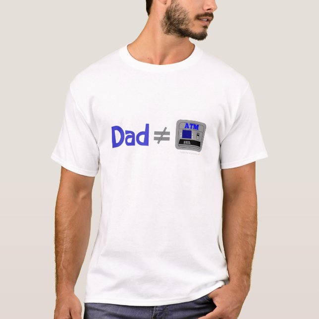 Camisa nao igual engraçada do ATM do pai (Frente)