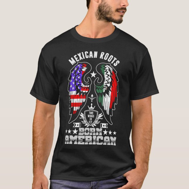 Camisa Nascer Americana do México Roots (Frente)