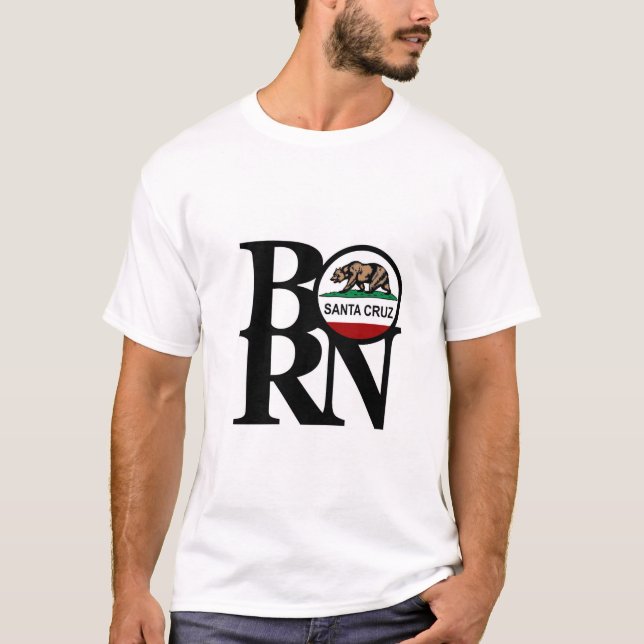 Camisa NASCIDA do branco de Santa Cruz (Frente)