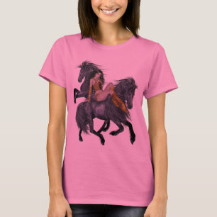 Camisa Nativa da Princesa Americana e Estalhões