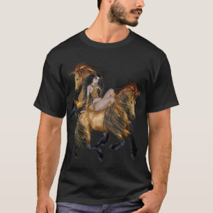 Camisa Nativa da Princesa Americana e Estalhões