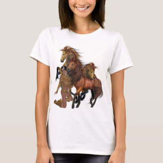 Camisa Nativa da Princesa Americana e Estalhões