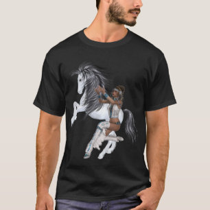 Camisa Nativa da Princesa Americana e Stallion