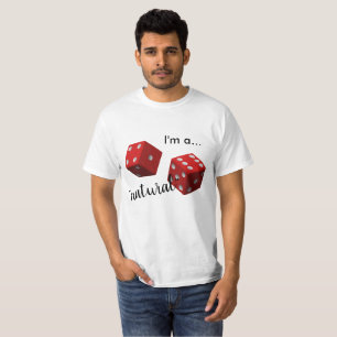 Camisa natural do casino dos excrementos