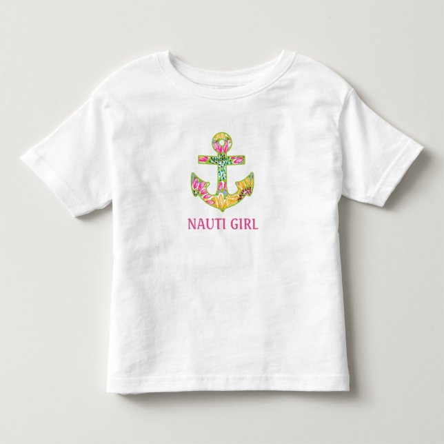 Camisa Náutica com babado para bebê (Frente)