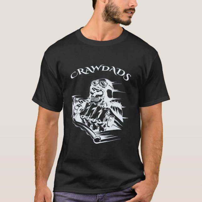 Camisa Negra Crawads (Frente)