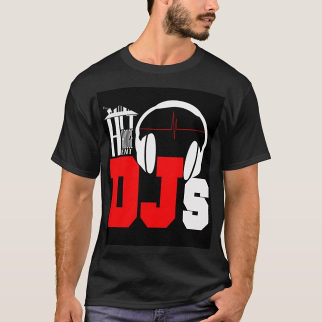 Camisa Negra do DJs da Casa (Frente)