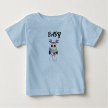 Camisa Negra Gráfica De Bebê Adorável - Cuta