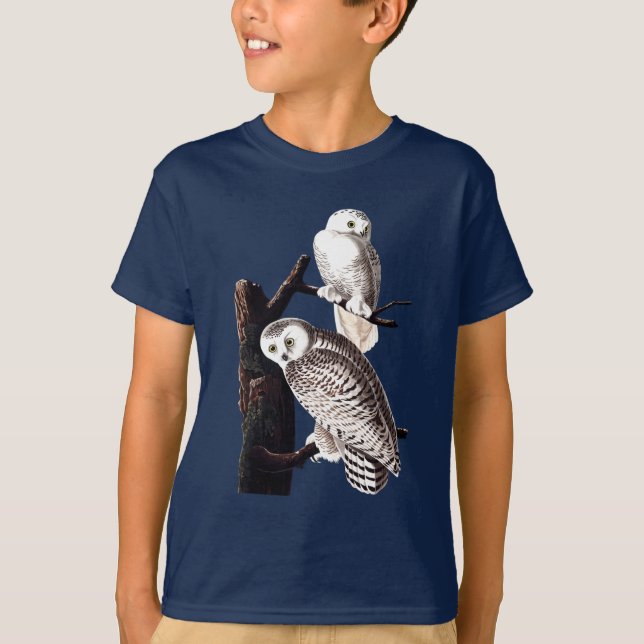 Camisa nevado da coruja de Audubon, juventude (Frente)