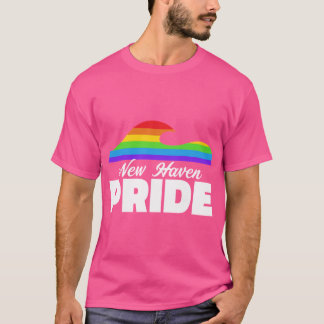 Camisa New Haven Gay Pride New Haven LGBT Arco-Íri