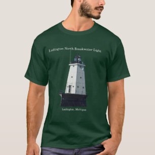 Camisa norte da obscuridade da luz do quebra-mar
