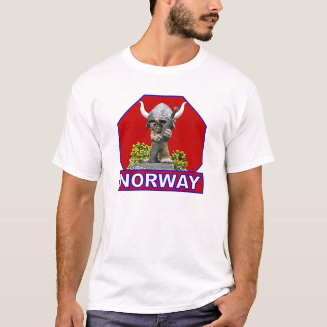 Camisa Noruega - escolha estilo e cor (Frente)