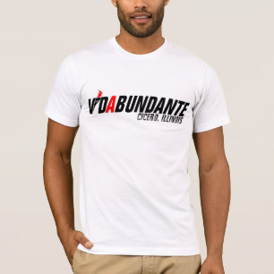 camisa nova do logotipo do vida