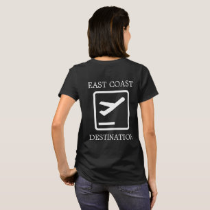 Camisa Nova Escócia de Destino da Costa Leste
