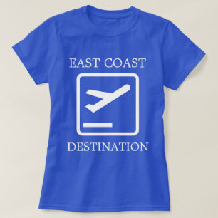 Camisa Nova Escócia de Destino da Costa Leste