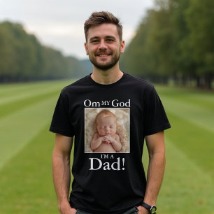Camisa Novo papai Engraçada - Foto Personalizada D