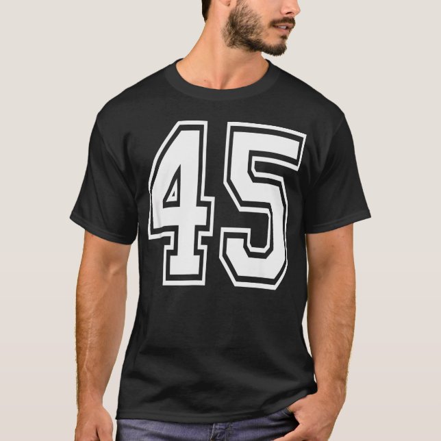 Camisa Numerada Número 45 45º Aniversário do Jogad (Frente)