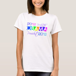 Camisa OBAMA 2012 - escolha estilo e cor